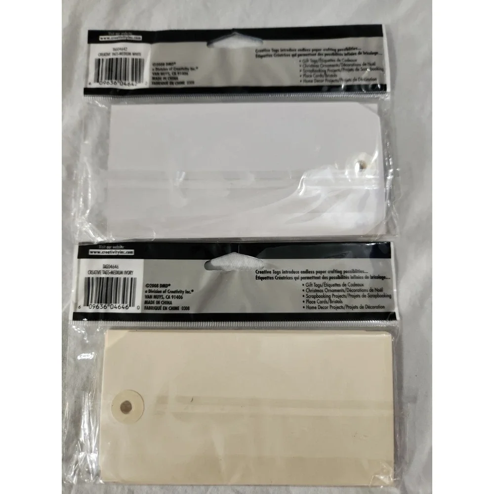 Paper Craft Paper Reflections Creative Tags 13x6cm 30 Pieces